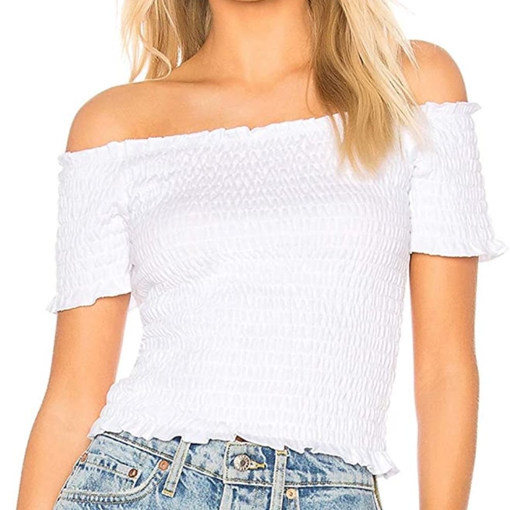 Sexy Off The Shoulder Crop Top